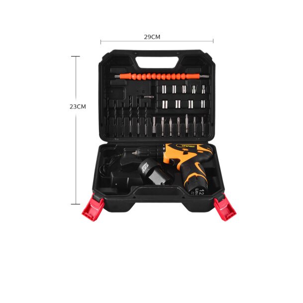 Multifunctionele 12V Lithium Elektrische Boor Oplaadbare Boor Thuis Elektrische Schroevendraaier Hand Elektrische Boor