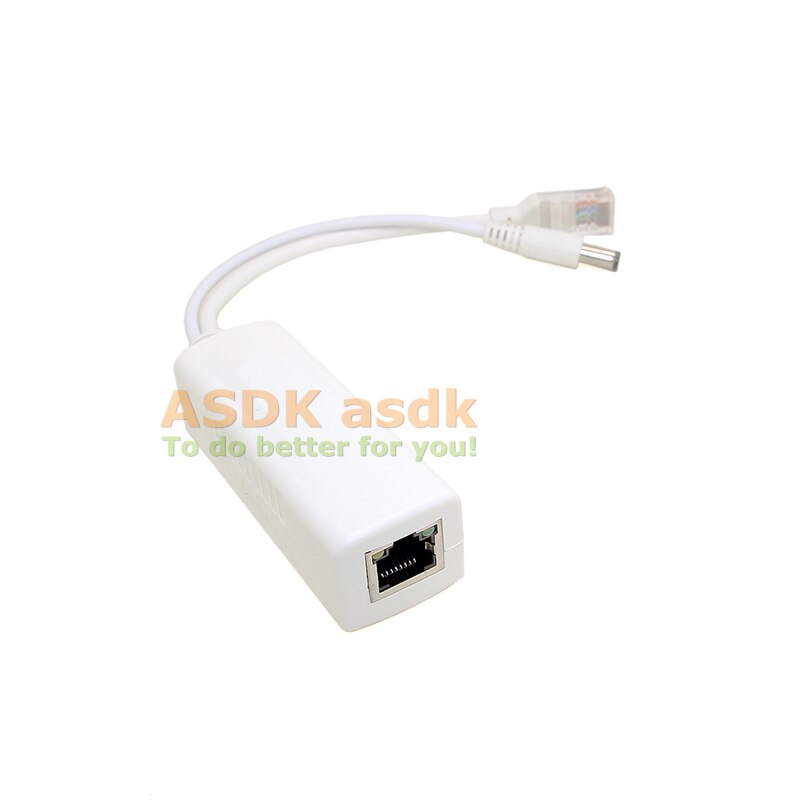 10/100/1000M PoE Splitter with IEEE 802.3af Standard &amp; 12V 1-2A Output Power over Ethernet for IP Camera