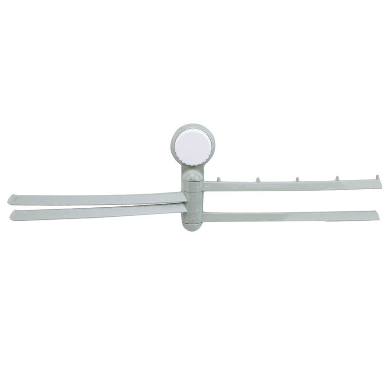 Swivel 180 Degree Bathroom Kitchen Rotating Rack Strong Suction Towel Rail Storage Shelf Wall Removable Towel Bar