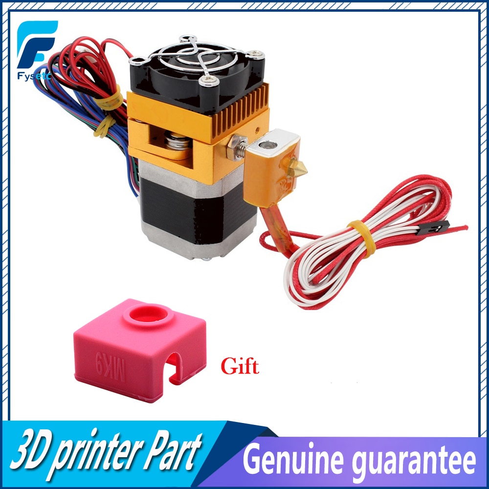 Upgrade Extruder MK8 Hoofd J-Head Hotend Voor Prusa I3 3D Printers Onderdelen Met 1Pc MK7/MK8/MK9 Siliconen Sok Als