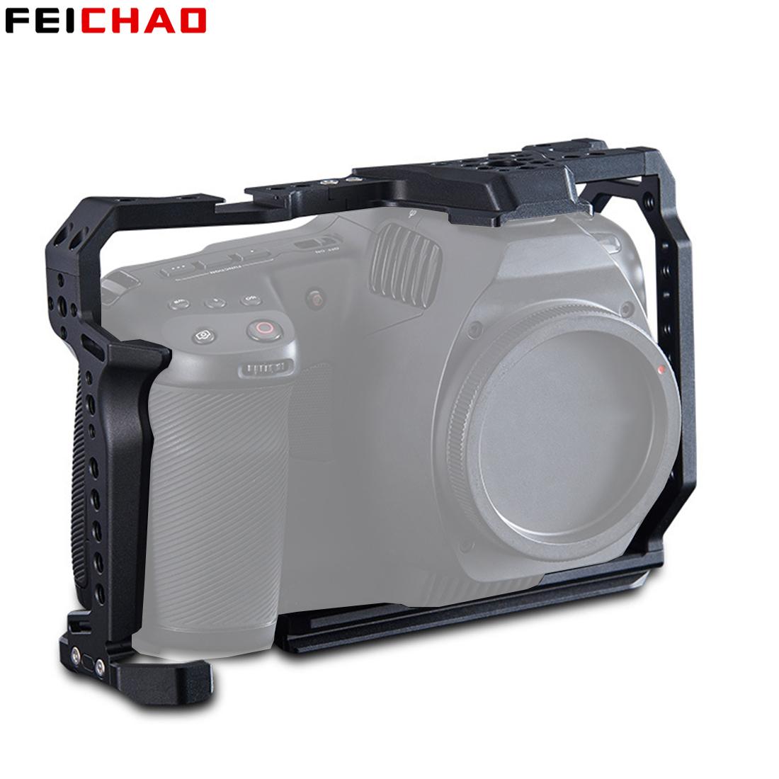 6K Pro Camera Full Cage Rig Aluminum Alloy for Black Magic Pocket Cinema BMPCC 6K PRO Blackmagic DSLR Video Film Making Frame