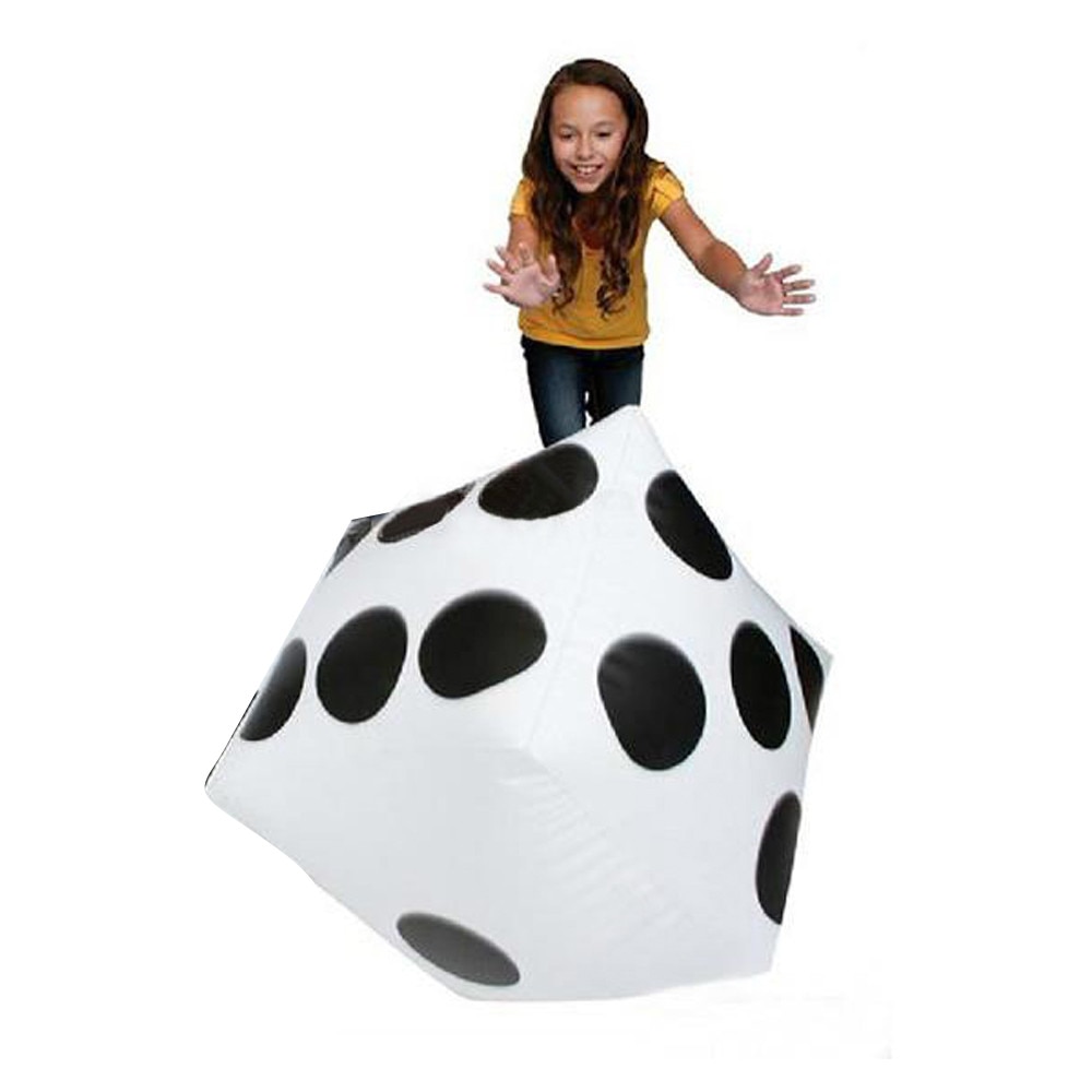 Würfel Pädagogisches spielzeug 30cm Art spielzeug aufblasbare Würfel Jumbo Große Aufblasbare Würfel Punkt Diagonale Riesen Spielzeug Partei Luft ZXH