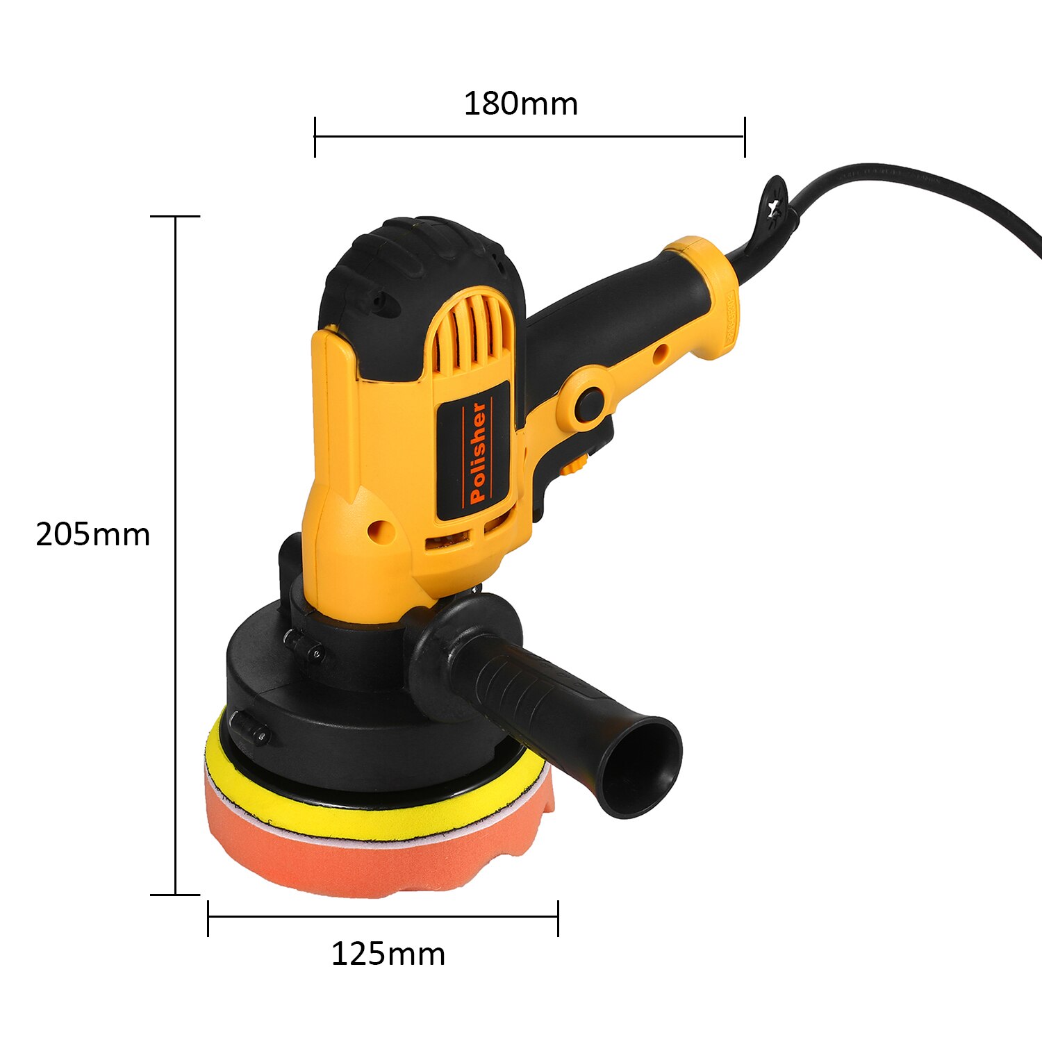 Small Polishing Machine Kit Electric Car Polisher 220V 700W Electric Sander Automobile Furniture Waxing Auto Polishing Tool