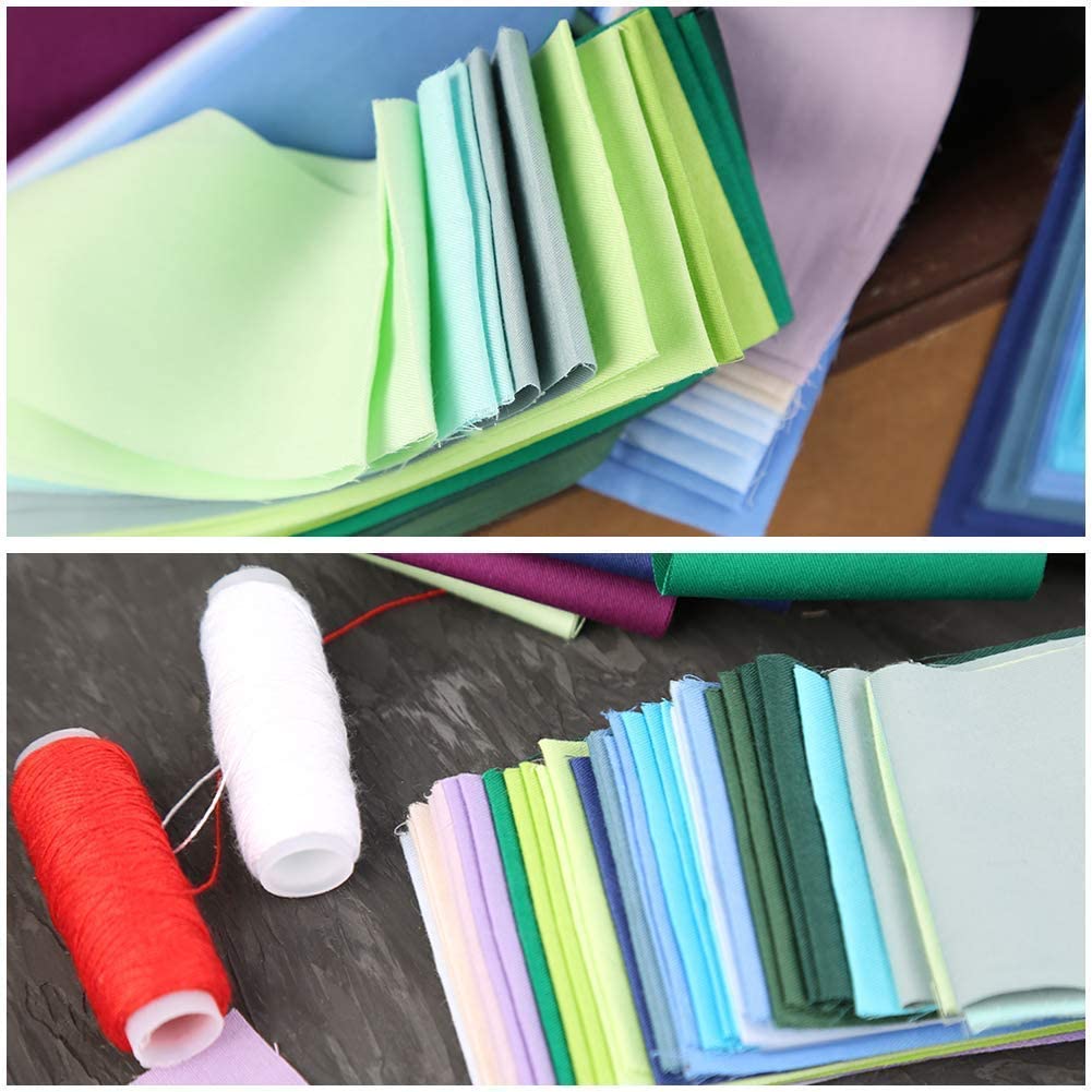 Dailylike 80Pcs Jelly Roll Up Cotton Fabric Quilting Strips, Cotton Craft Fabric Bundle, Patchwork Craft Cotton Quilting Fabric