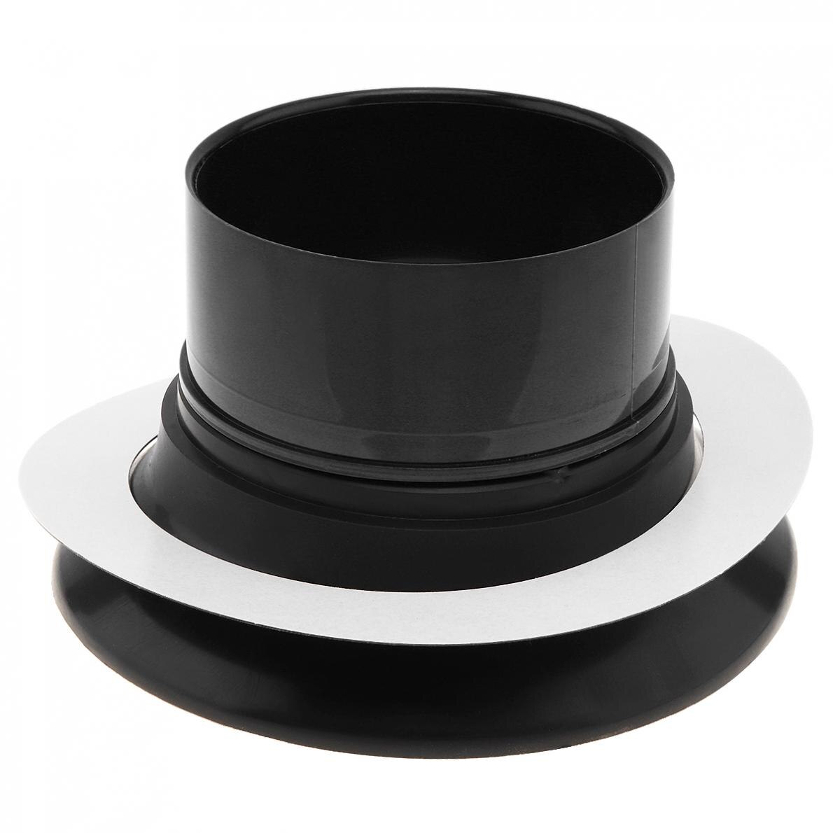 17.3 x 10 x 10cm Drum Bottom Microphone Bass Loudspeaker Drum Accessories Bass Hole Protection Percussion Spare Parts: Black