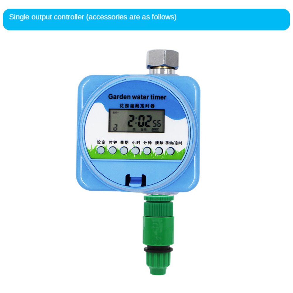 B-LIFE Digital Water Timer Upgrade Programmable Faucet Watering Timer with Huge LCD Display Waterproof Automatic Sprinkler Timer: single out