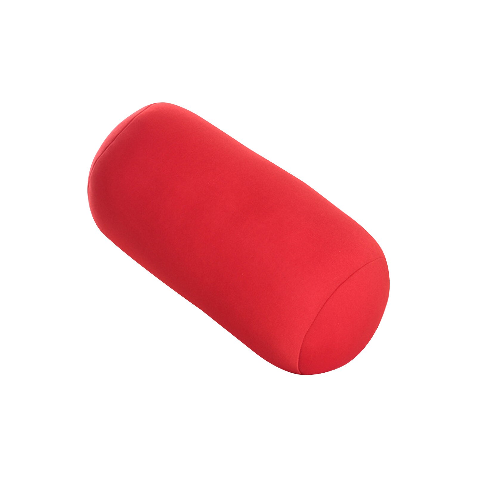 1Pc Multicolor Cilinder Memory Foam Kussen Roll Cervicale Bolster Ronde Dutje Nekkussen Kussen Craft Thuis Morden Decoratie #10: Rood