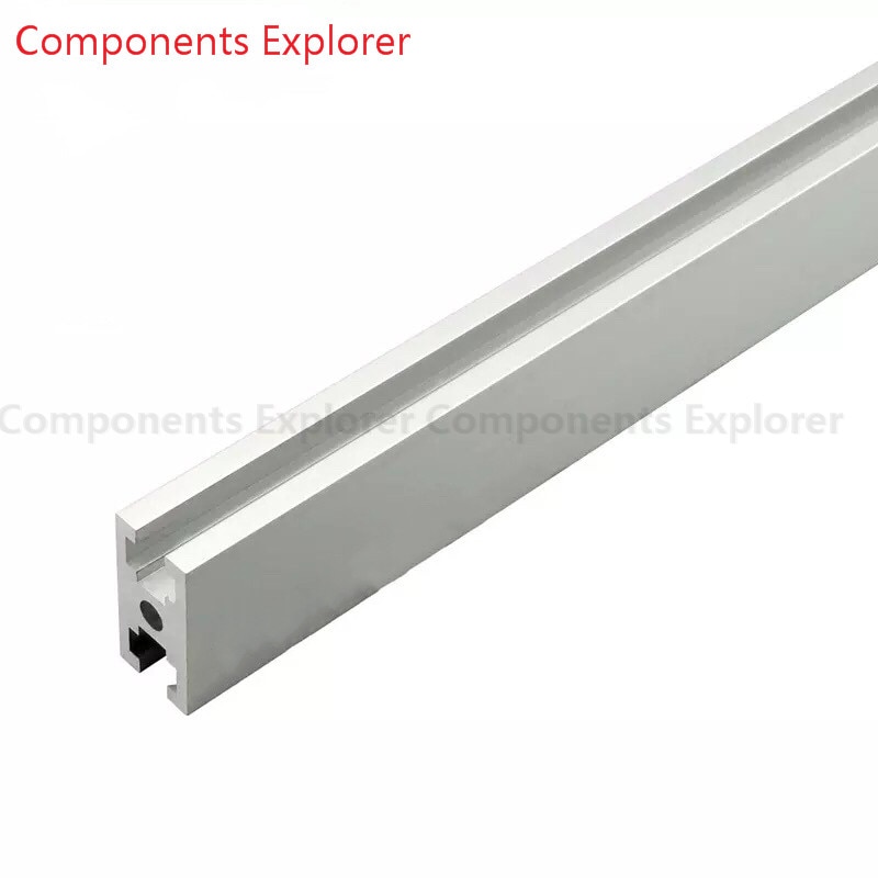 Arbitrary Cutting 1000mm 2040GW Aluminum Extrusion Profile,Silvery Color.