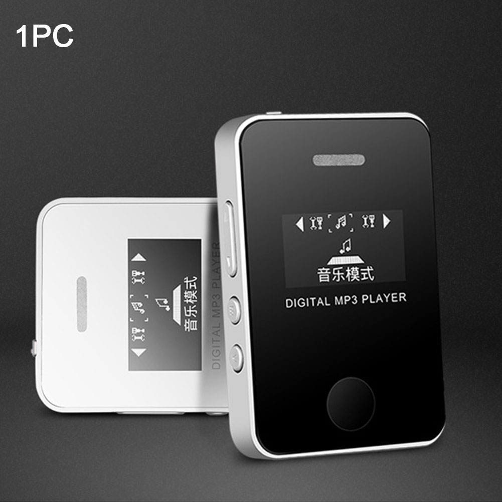 Hands Free LCD Screen Mini USB 7 Sound Modes MP3 Player For Student Portable HIFI Music Support TF Card Sports Clip Rechargeable