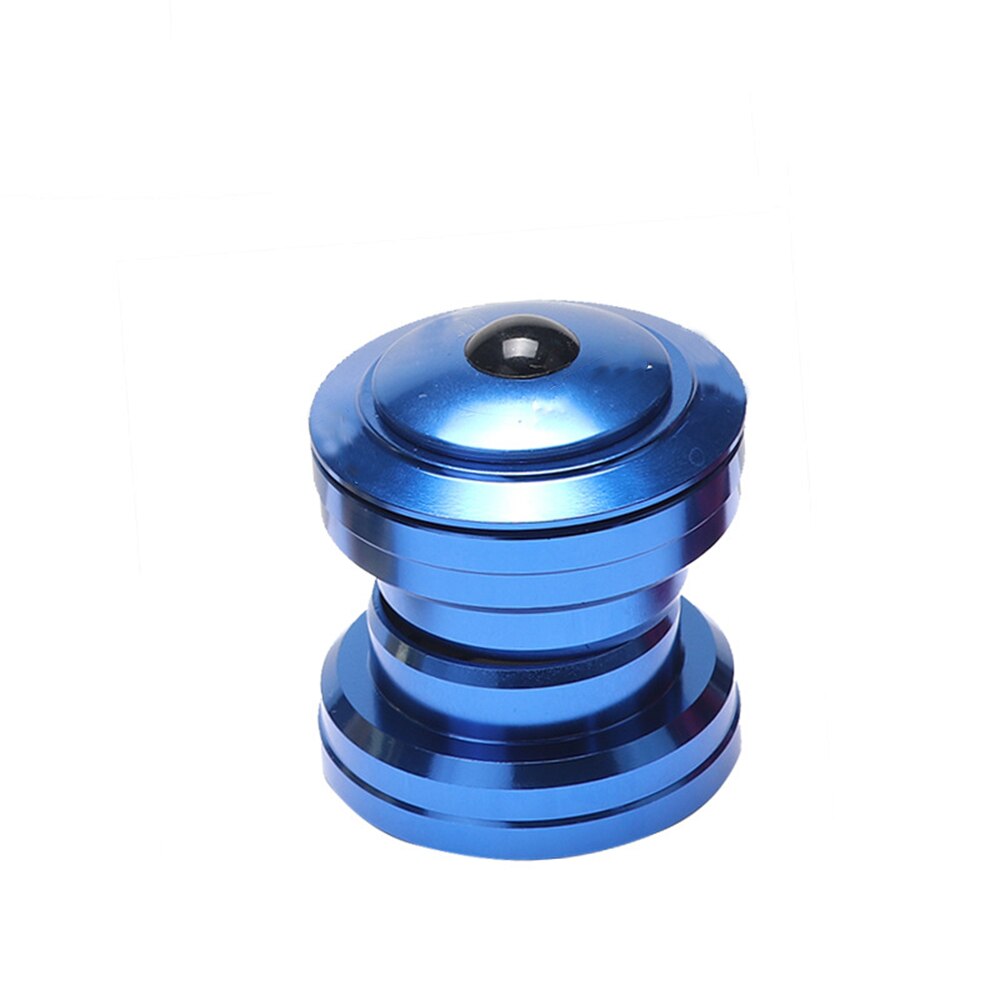 Durable Mountain Bike Sealed Cartridge Threadless 34mm External Bearing Fixed Gear Top Cap Cover Bicycle Headset: blue