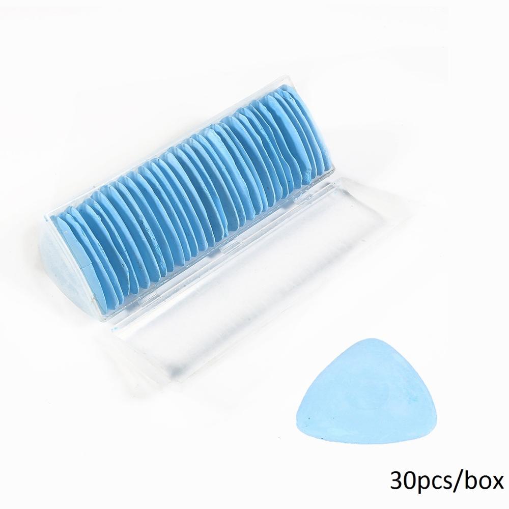 Sarti in tessuto multicolore gesso cancellabile pennarello in tessuto patchwork modello di abbigliamento impostato di attrezzi per cucire fai-da-te accessori per cucito: 30pezzi blu