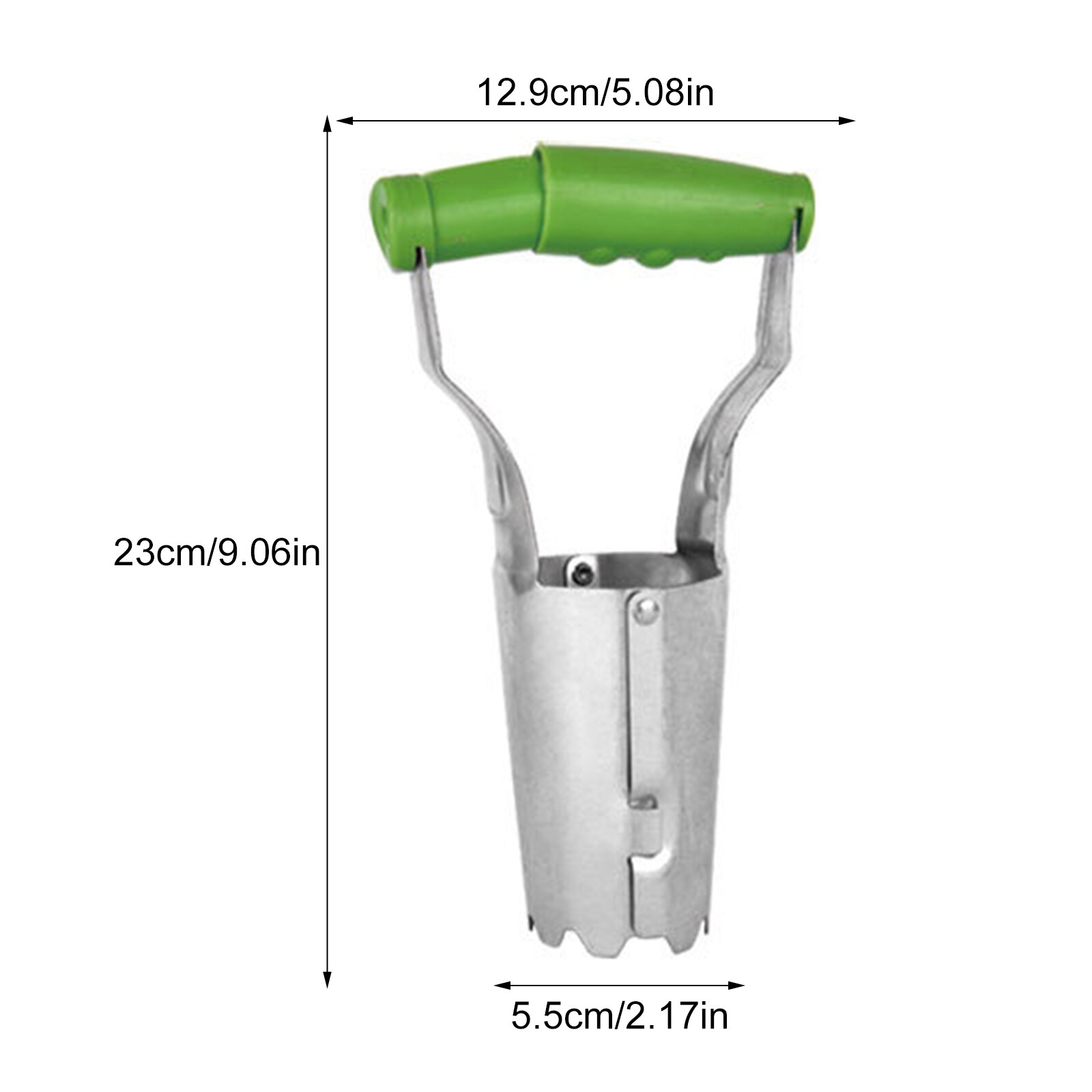 Seedling Dibber Transplanting Planting Tools Bulb Garden Transplantation Tool Hand Tool Set Bulb Transplanter With Spring Handle: Green