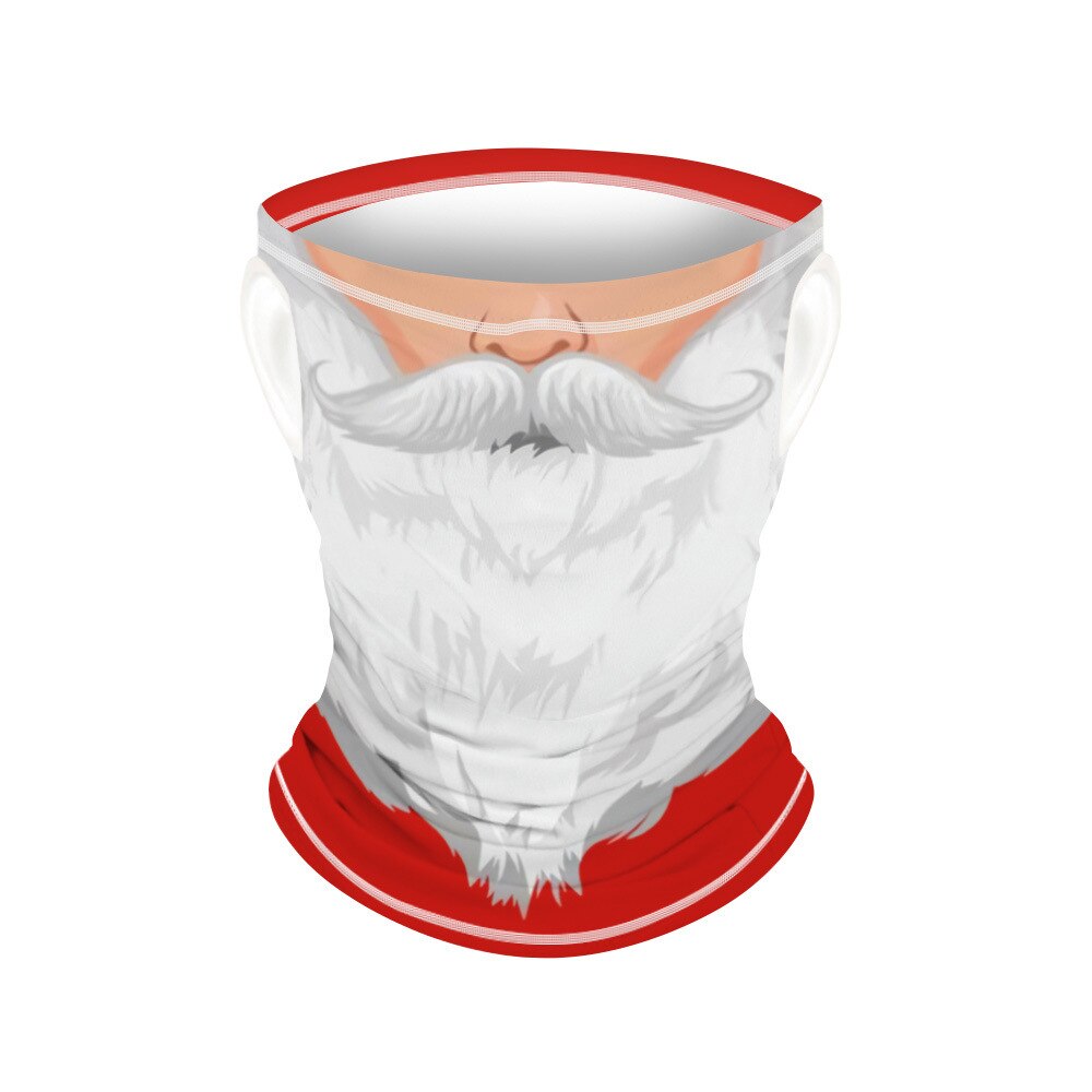 Kinderen printen stofdichte rijoren magische hoofdband multifunctionele kerstbaard sjaals ademende bandana's: 002 / M