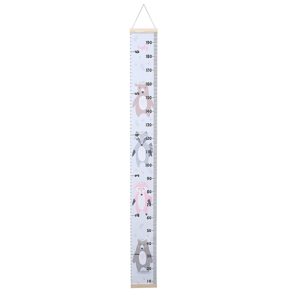 Wall Hanging Baby Height Measurement Ruler Child Kids Growth Chart Home Decoration Height Chart: A