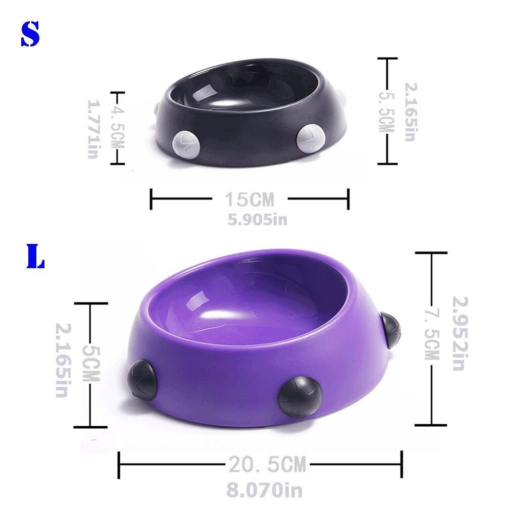 Rivet Pet Bowl Pug Food Bowls Drinking Water Cup For Bulldog Utensils Small Medium Dog Bowls Suit For French Bulldog