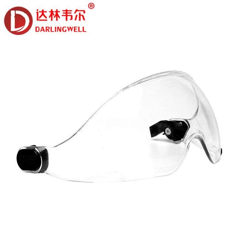 CE Carbon Fiber Safety Helmet for Engineer Construction Industrial Protective Working Rescue Bicycle Motorcycle Helmets Hard Cap: Clear Goggle EN166