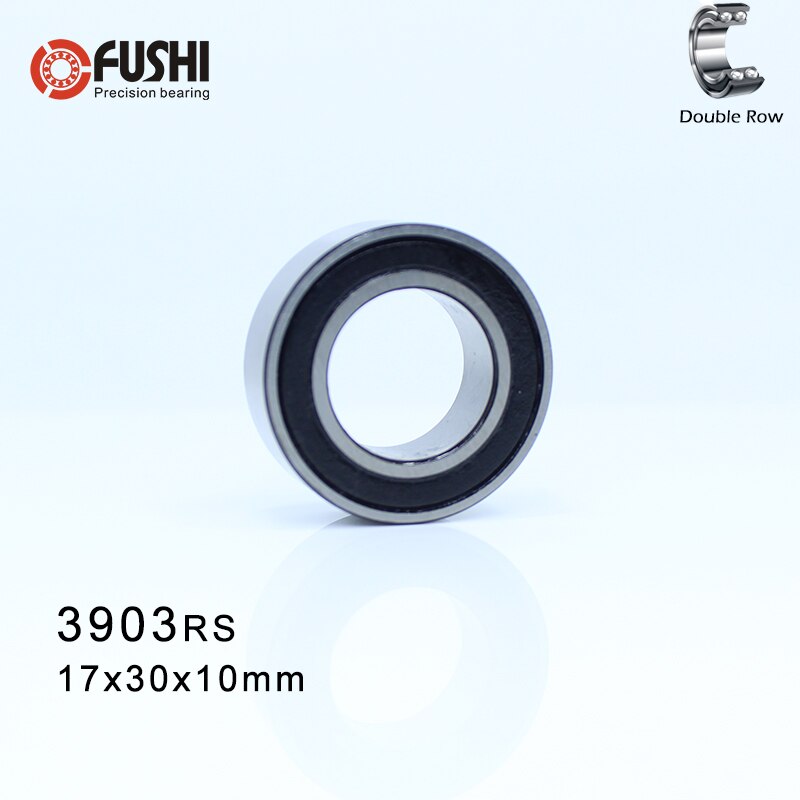 3903-2RS Bearing 17*30*10 mm ( 1 PC ) 3903 2RS Double Row Sealed 3903 RS Angular Contact Ball Bearings