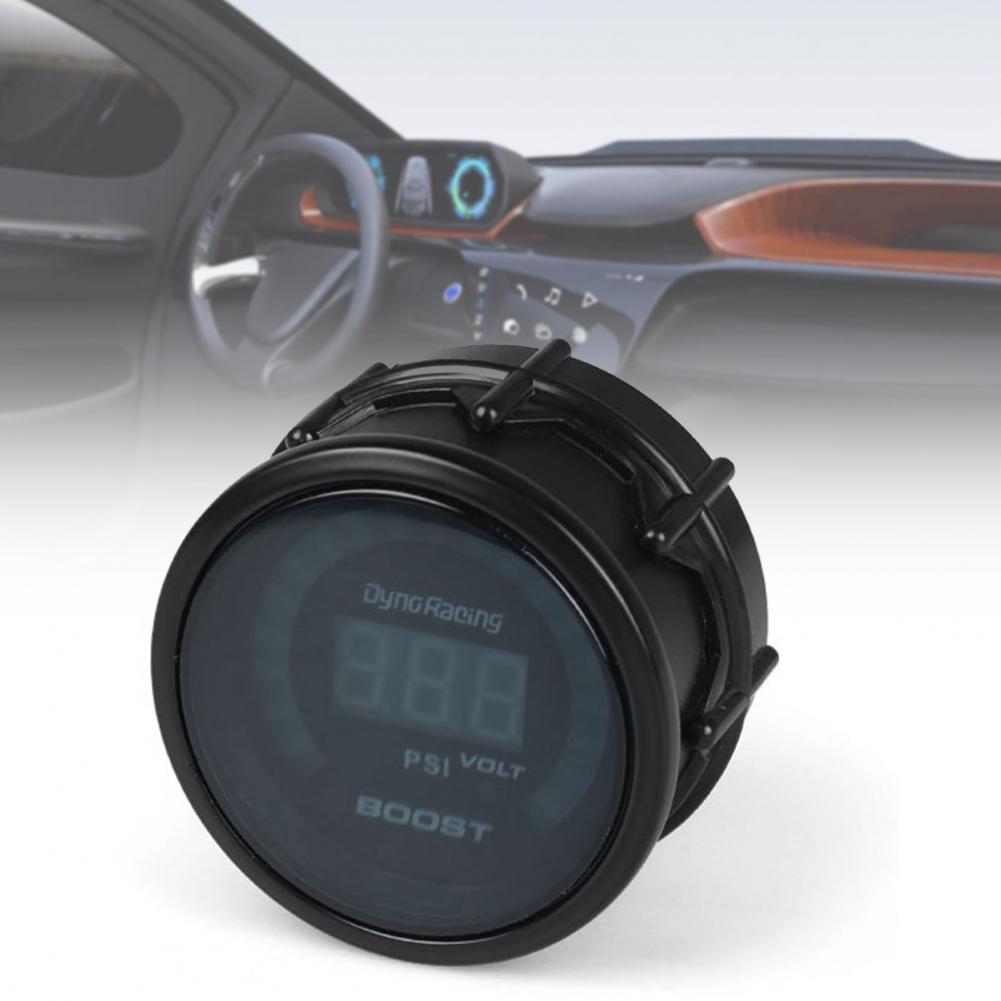 80% Sales Car Meter 20 LED Scale High Accuracy 52mm Car Digital Turbo Boost Meter for All 12V Cars