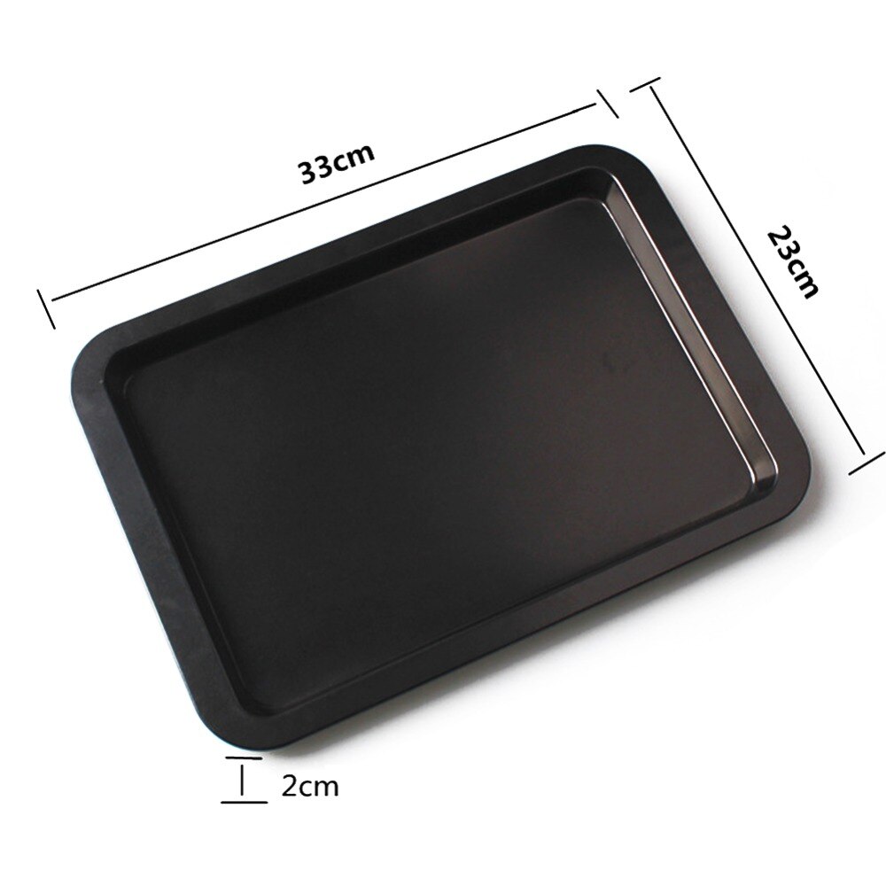Rectangular Non-stick Bread Cake Baking Tray Baking Tray Oven Rectangular Black Baking Tray Diy Baking for Kitchen