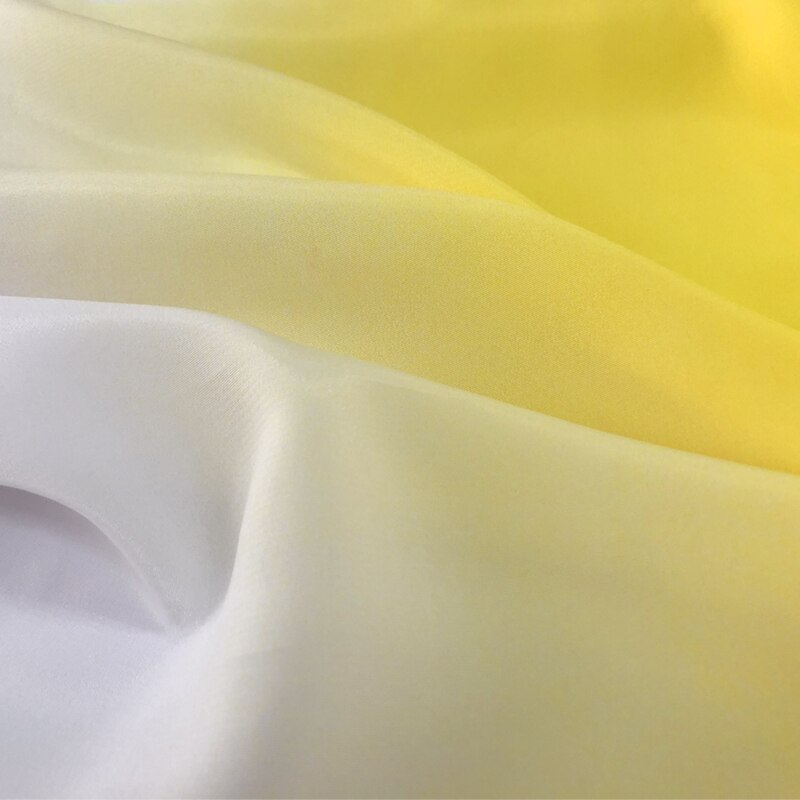 1*1,2 M tela gruesa de gasa gradiente ombre material para vestido de Koshibo