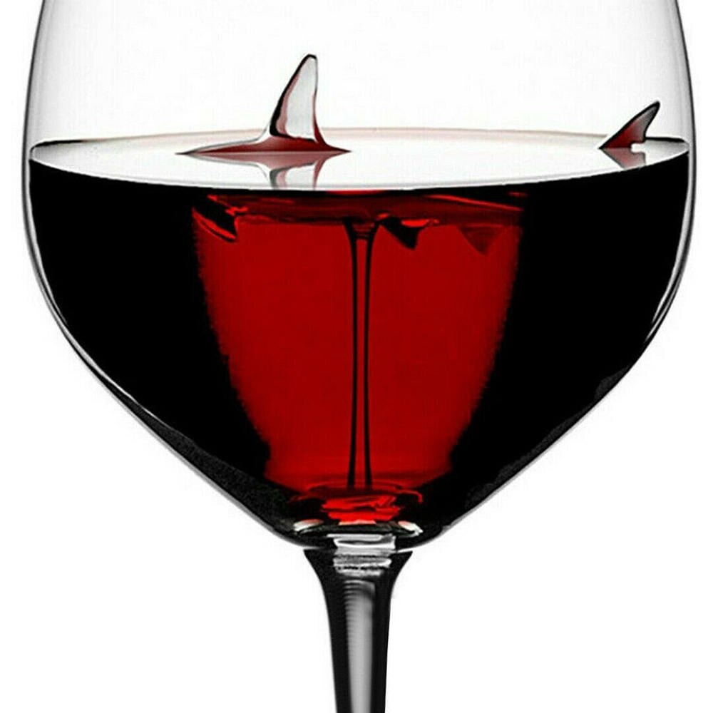 300ml Wine Glasses Cup Shark Red Wine Glass Bottle High Heel Shark Red Wine Whiskey Cup for Drinking Party Supplies