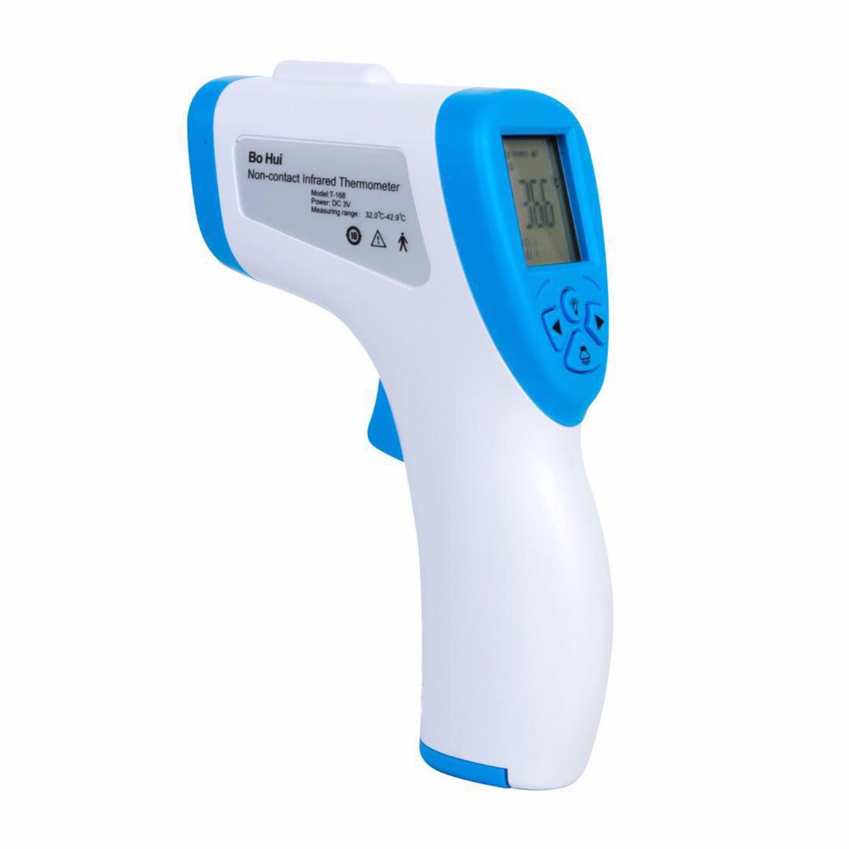 Non-Contact LCD Digital Infrared Thermometer Body/Object Temperature Measurement Fever Alarm for Kids & Adults