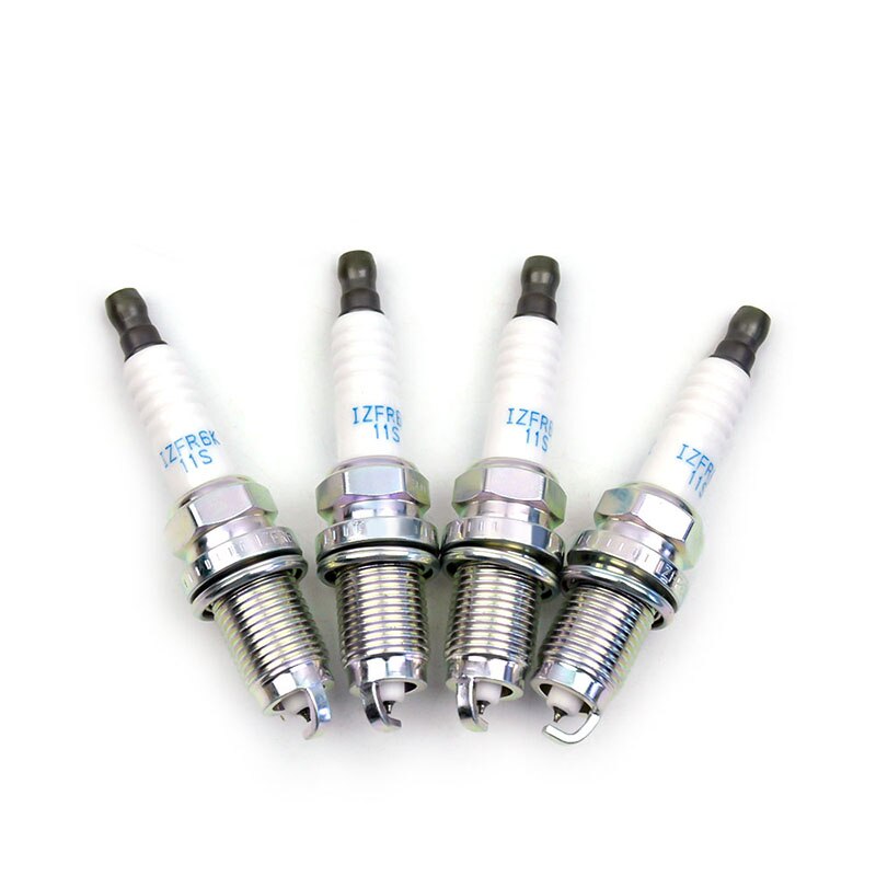 4PCS IZFR6K-11S 5266 9807B-561BW Iridium Spark Plug For Honda Civic 06-11 1.8L 9807B561BW IZFR6K11S IZFR6K 11S