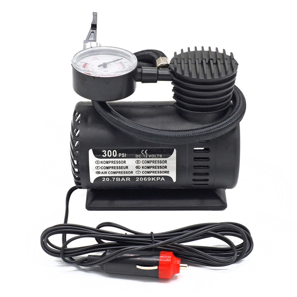 12V 300PSI C300 Auto Auto Draagbare Mini Elektrische Air Compressor Kit Voor Bal Fiets Minicar Tire Inflator Pomp Auto accessoires