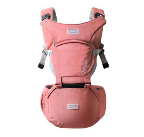 AIEBAO-mochila portabebés ergonómica para recién nacido, cinturón de canguro para bebé, , 00123: Rosa
