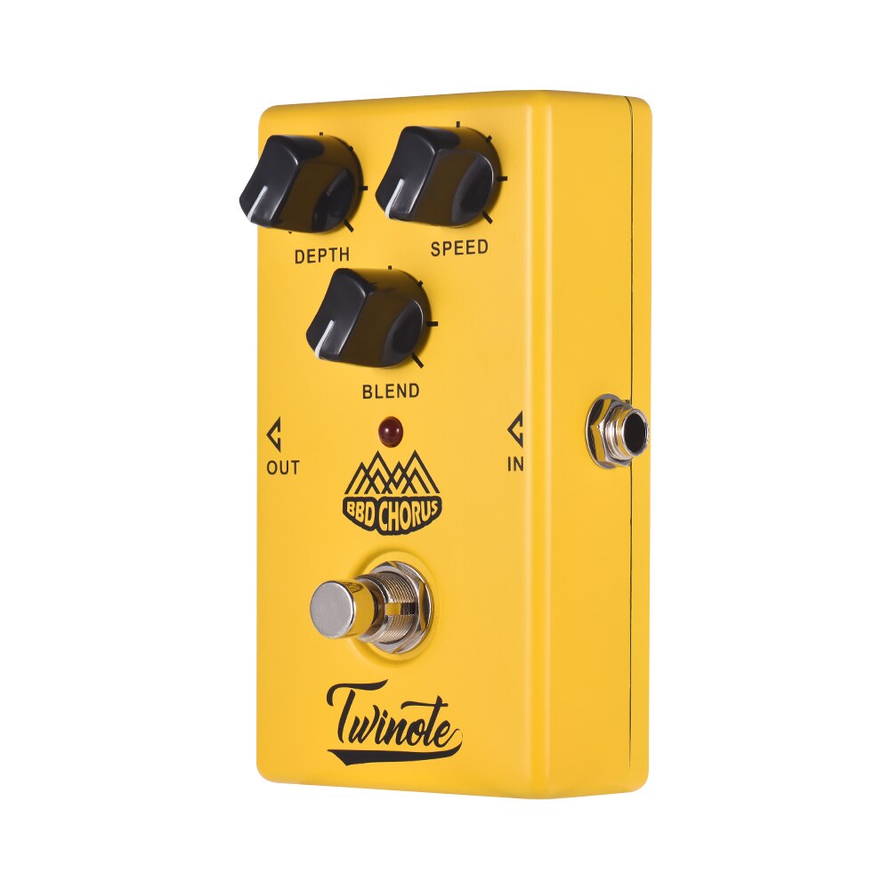 Twinote BBD CHORUS Analog Chorus Guitar Effect Pedal Processsor Full Metal Shell with True Bypass