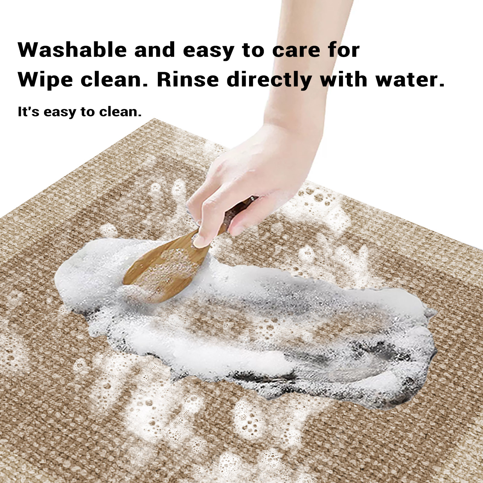 Retro Washing Machine Cover Mat Cabinet Fridge Top Dust ProtectorDrain Pad Kitchen Dish Dry Mat Microwave Oven Cover