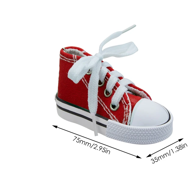 1pc Motorcycle Stand Leuke Mini Canvas Schoenen Zijstandaard Fietsstandaard Stand Pad Motorcycle beenbrace: Rood