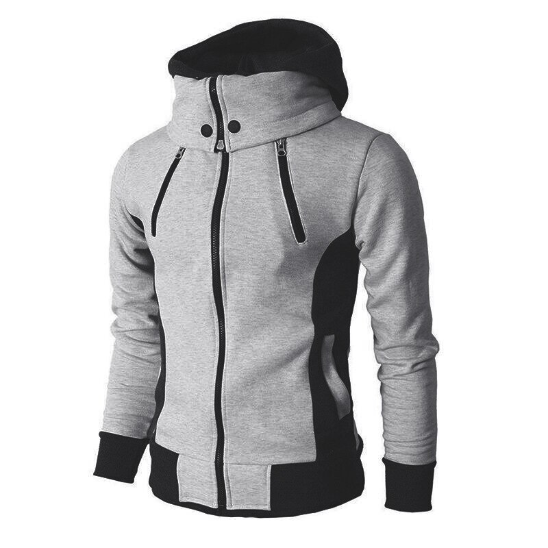 Men's outdoor sportswear cotton cardigan jacket cotton sweater pull cap overcoat loose coat garmen outer wear Hooded Coat