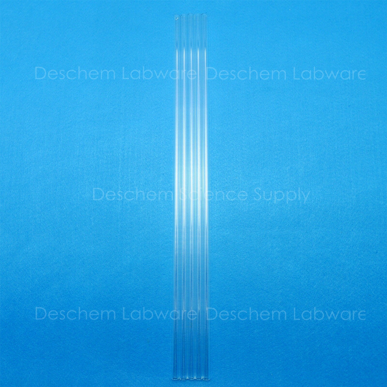 5PCS 300mm,Quartz Glass Tube,OD=12mm,Thcik=1.0mm,ID=10MM,Made BY Fused Silica