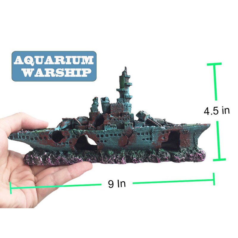 Aquarium Schiff Dekoration Stiefel Schiffswrack Aquarium Dekor Wrack Versenkt Für Süßwasser Salzwasser