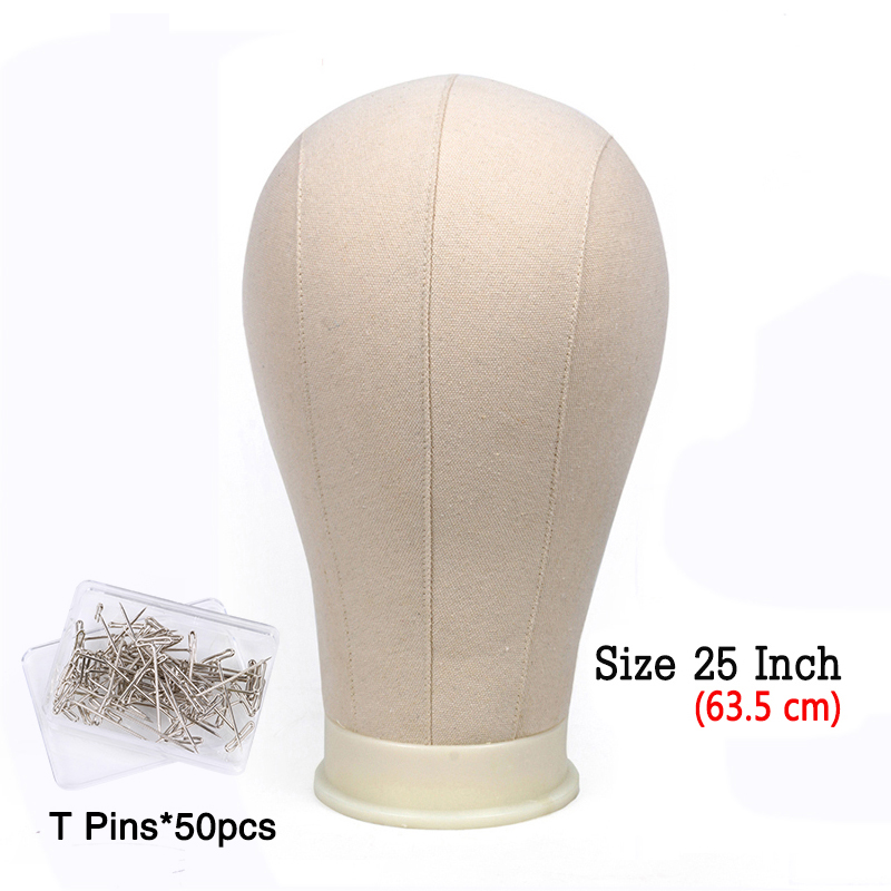 Wig Making Canvas Head and Training Head Tripod for Wigs Good Mannequin Head for Making Wigs: Brushed
