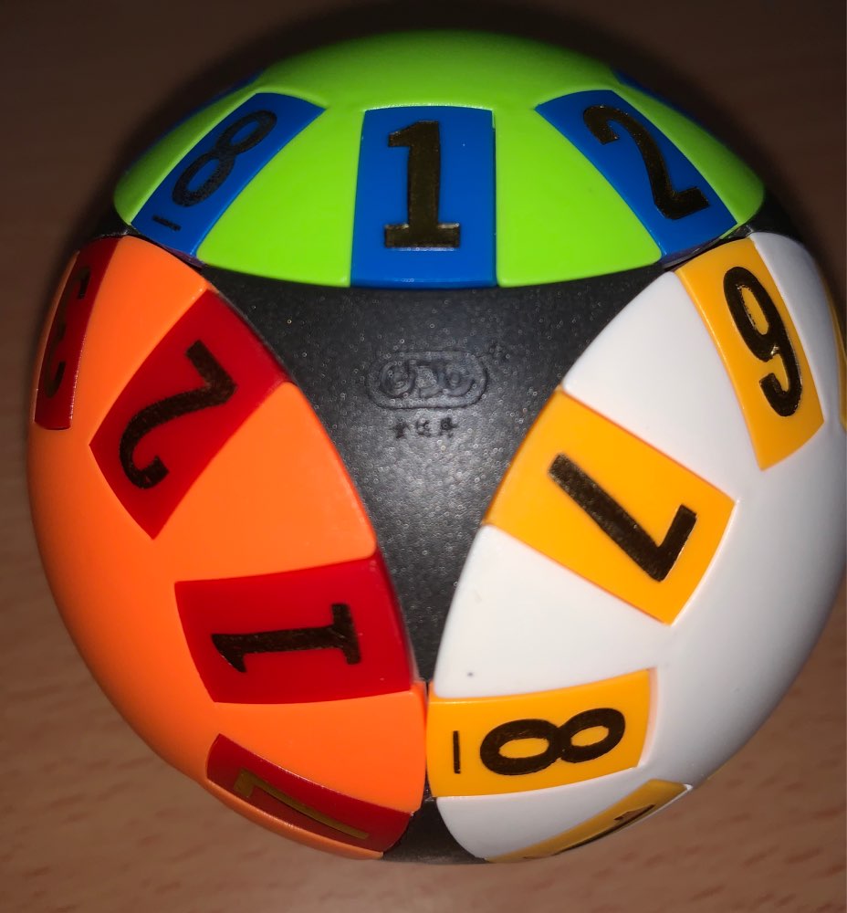 Intelligenz Schiebe Magie Ball IQ Würfel Logische Weisheit Ball Logik Puzzle Cubo magico Stickerless: Ursprünglich Titel