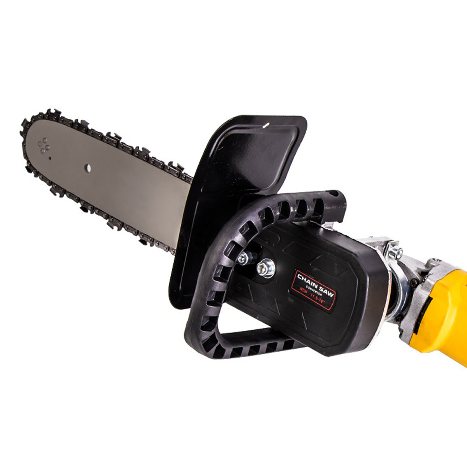 Meuleuse d&#39;angle de scie à chaîne électrique 12 pouces, convertisseur adaptateur de bricolage, interrupteur de tronçonneuse sans fil avec ensemble de supports pour le travail du bois