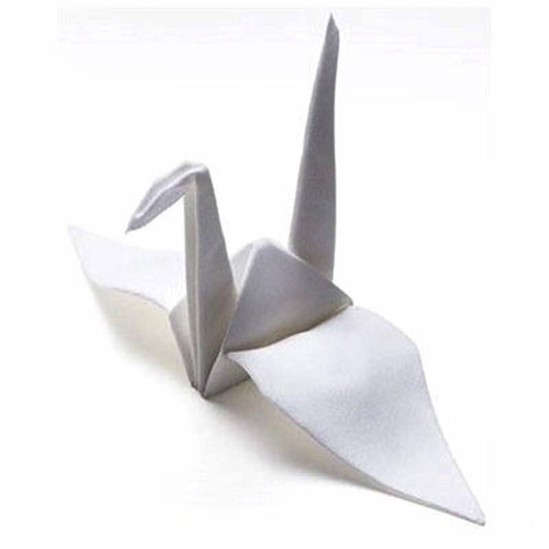 Kran Magie (Origami Magie) Magie Trick Papier Kran nah dran hoch Magie Requisiten Straße Zubehör Mentalismus: Weiß