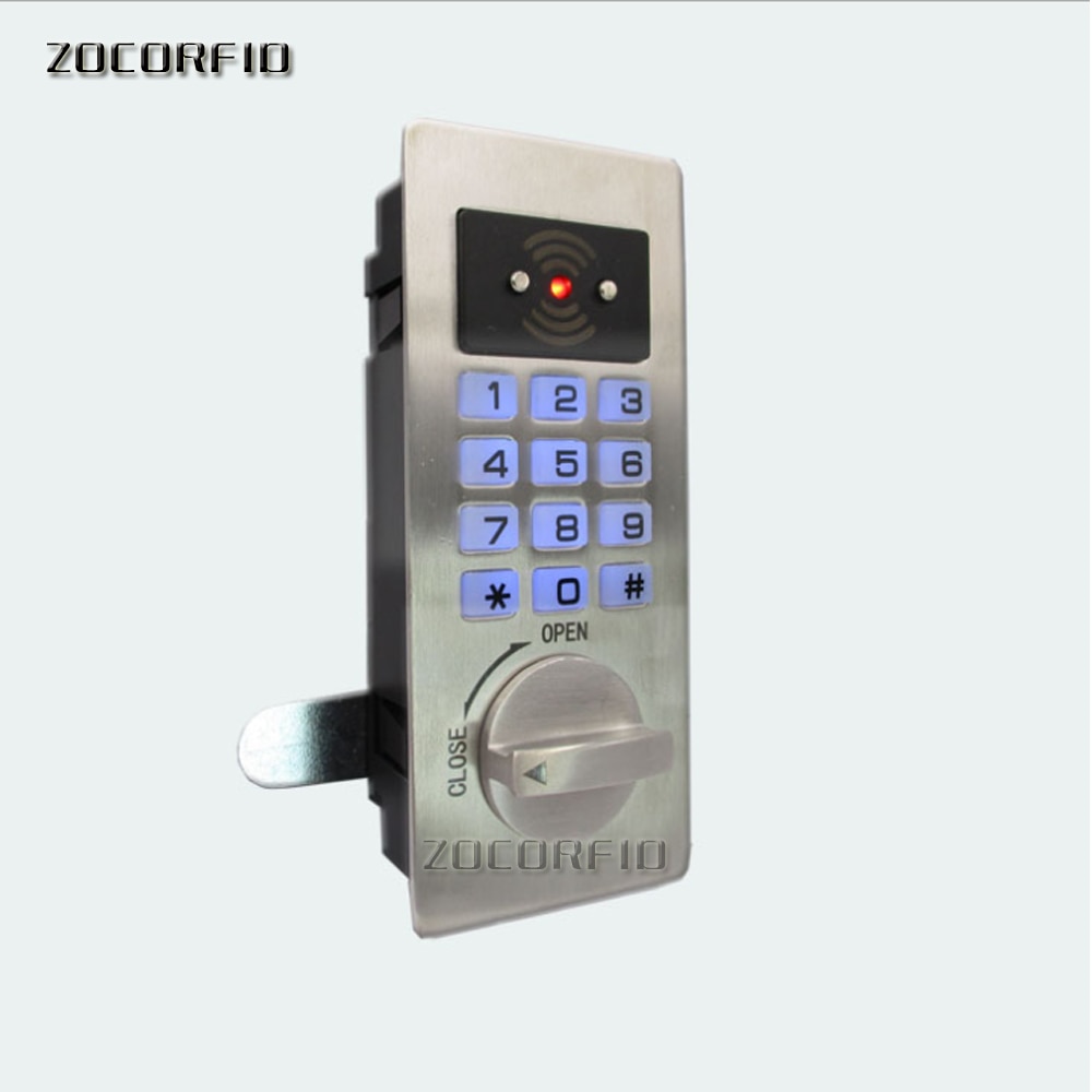 stainless steel Panel Digital Electronic Intelligent Password Keypad Number Cabinet Door Code Lock fechadura digital smart lock