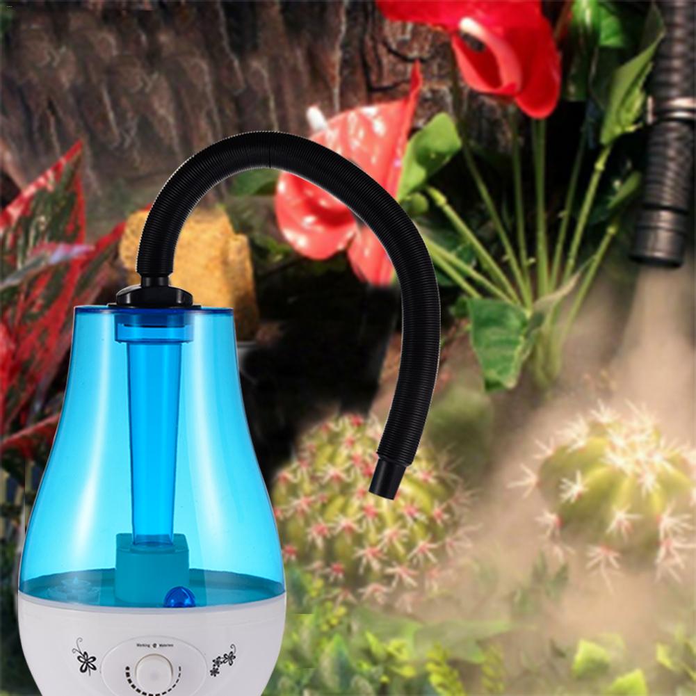 3L Large Capacity Reptile Humidifier Amphibians Crawler Box Fogger Atomizer Water Mist Dispenser Fog Maker EU/US/UK