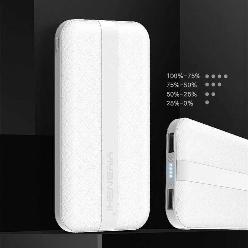 10000mAh Power Bank Tragbare Dual USB Ausgang Externe Batterie Pack Ladegerät Versorgung für iPhone Samsung Xiaomi Huawei Handy