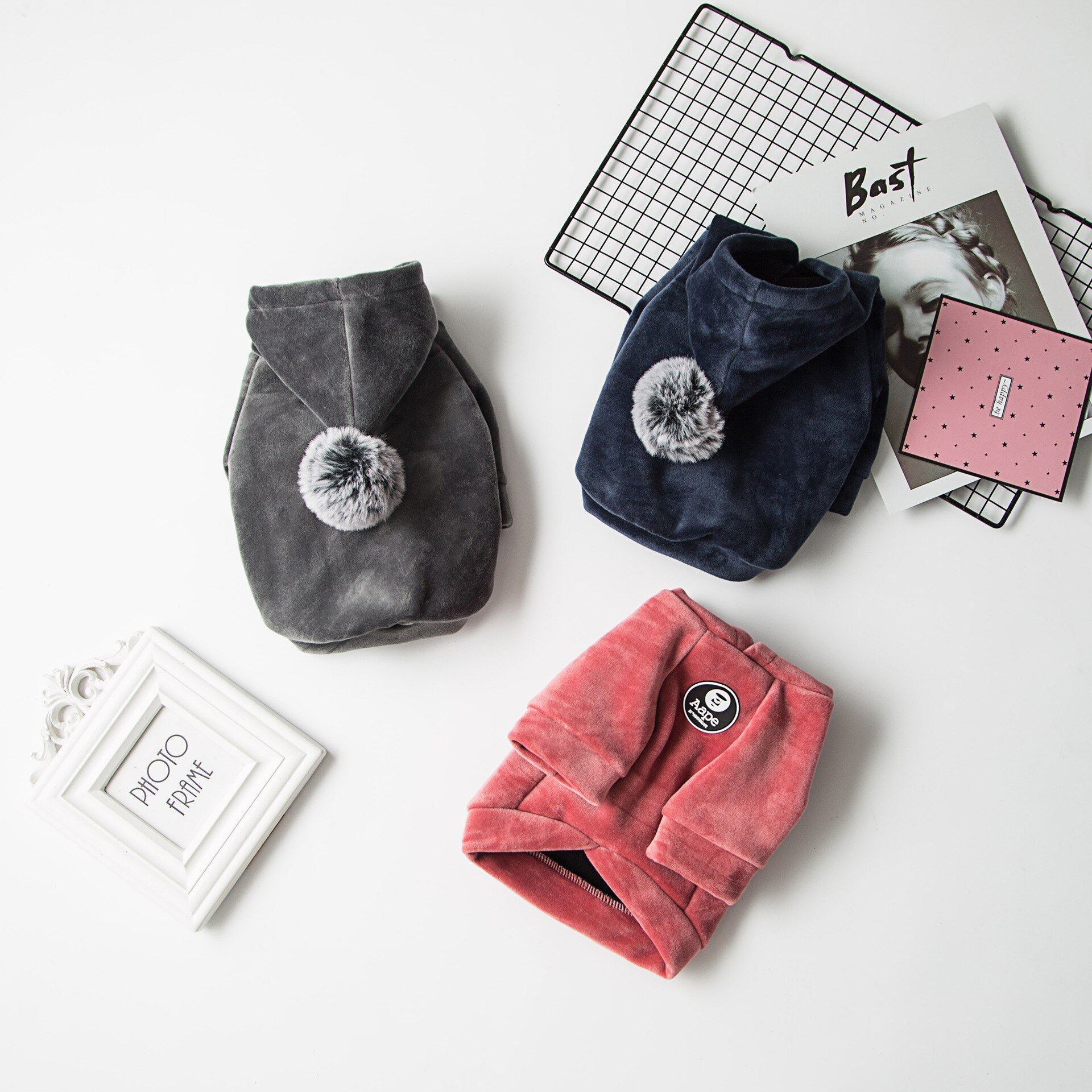 Pet dog Hoodies for Small dogs Cute Dog Hoodies Puppy sweater winter comfortable warm hoodie