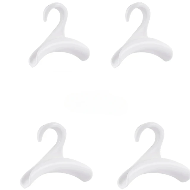 Home Closet Hat Silk Scarf Shawls Purse Handbag Organizer Storage Arched Hanger Hook 1Pcs Durable PP Bag Rack Holder: Light Grey