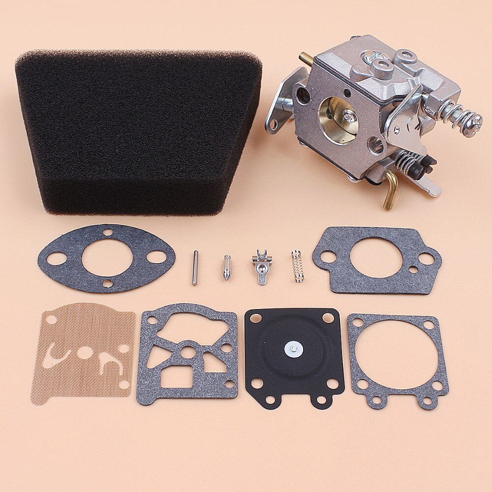 Carburador filtro de aire juego de reparación de junta para Mcculloch Mac 335 435 440 Partner 350 351 piezas de repuesto para motosierra de Gas Walbro 33-29 Carb