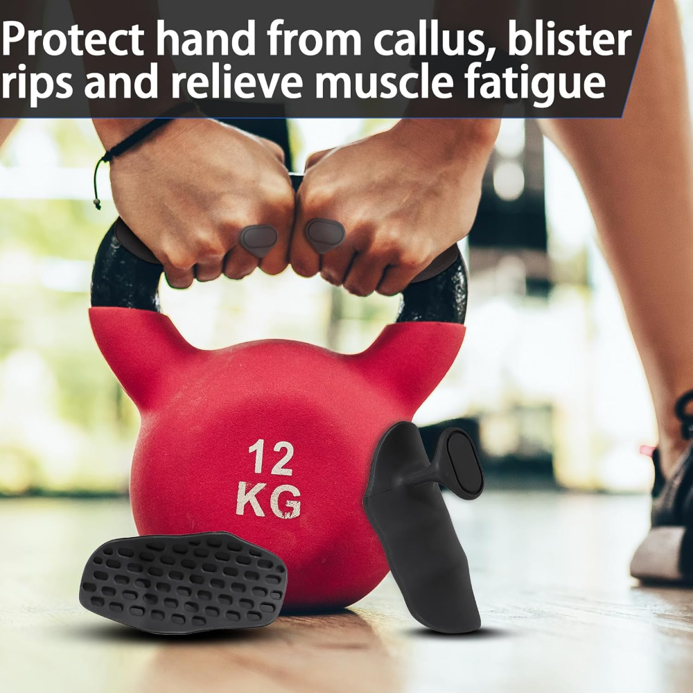 2 stuks antislip trainingsgrepen voor mannen en vrouwen, geschikt voor gewichtheffen, draagbare deadlift- en pull-upgrepen, vingerversterkers en gripversterkers.
