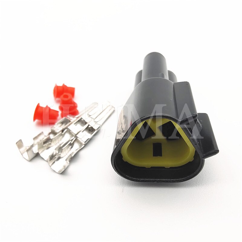 10 sets black FW-C-3M-B FW-C-3F-B male female Waterproof Electrical Wire Connector Plug Auto Socket 3 Pin Furukawa Connectors: Male Set