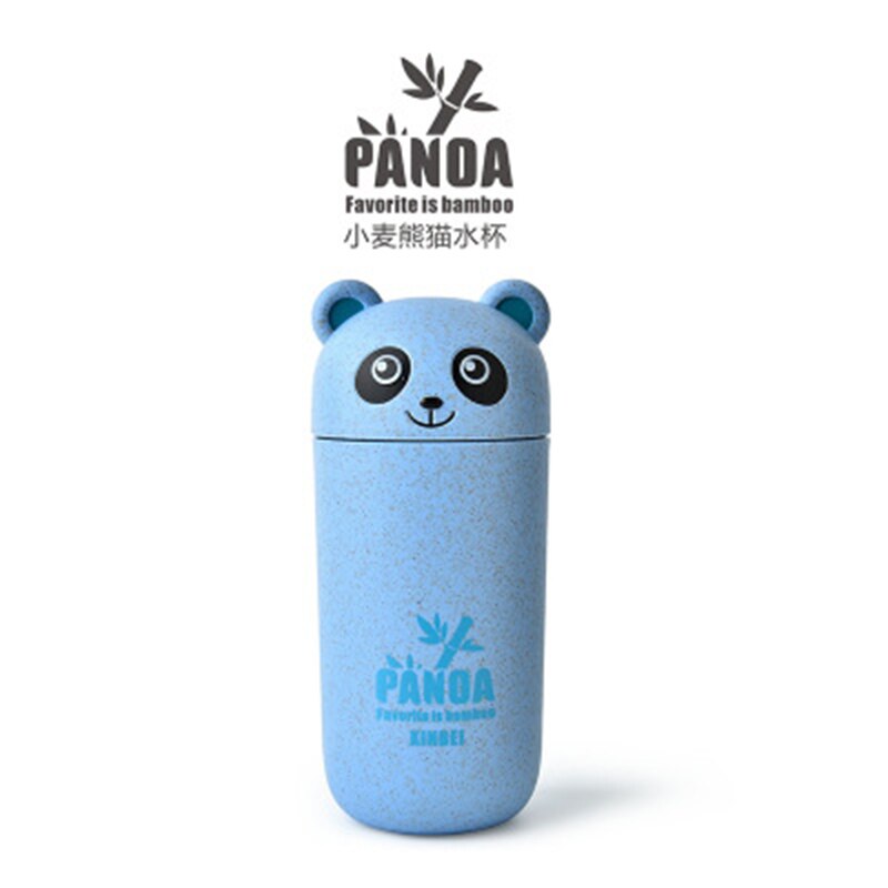 Söpö kani panda vehnä olki vesi kupit kannettava toimisto kahvi teekupit kanin kuppi lapsille lapsille pupu kuppi 1pc: 6