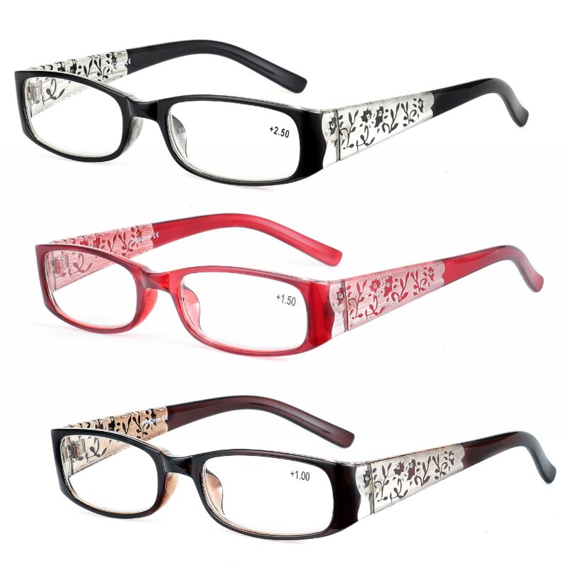 Magnetic Reading Glasses Women Anti-Fatigue Anti-Radiation Diopter Presbyopic Glasses +1.0 to +3.5 R195