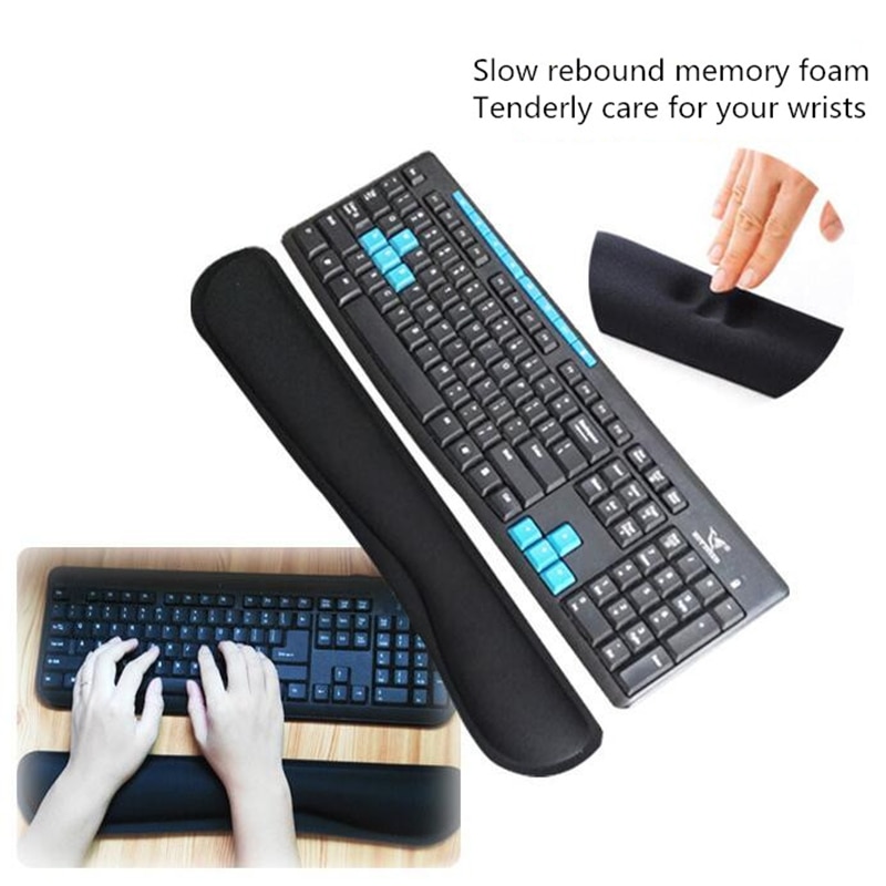 Keyboard Hand Care Mouse Wrist Pads Wrist Care Ergonomic Memory Cotton MousePad Hand Relaxing for Office Computer Pc